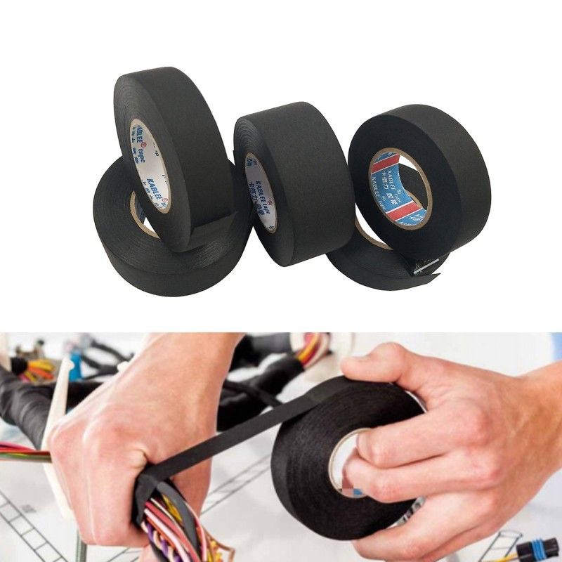 Abrasão automotivo personalizada da cor do preto da fita do envoltório do fio resistente
