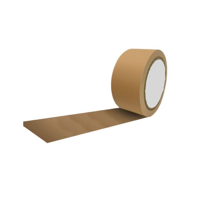 A cor de Brown gravou a fita de PVC do rasgo fácil autoadesiva para empacotar