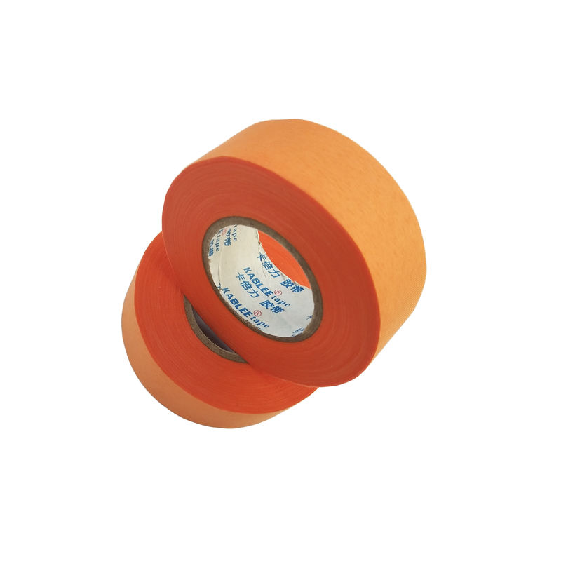 Chicote de fios do fio da cor alaranjada auto que envolve a temperatura resistente UV da fita resistente