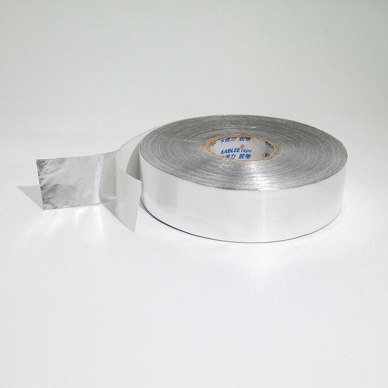Fita autoadesiva resistente ao calor acrílica 25M Length Silver Color da folha de alumínio