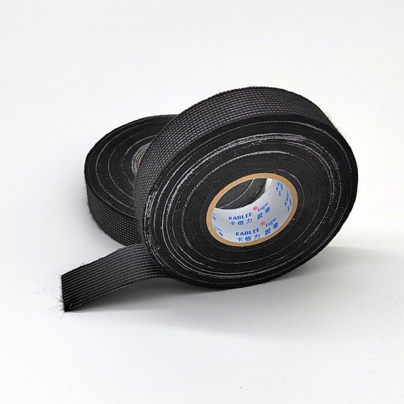 Resistente a UV 10m ou 15m Fleece Wiring Tape Cor preta