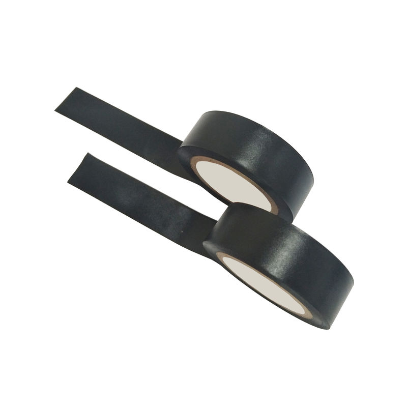 Largura resistente química durável preta da fita de PVC 38mm da isolação da cor 50mm