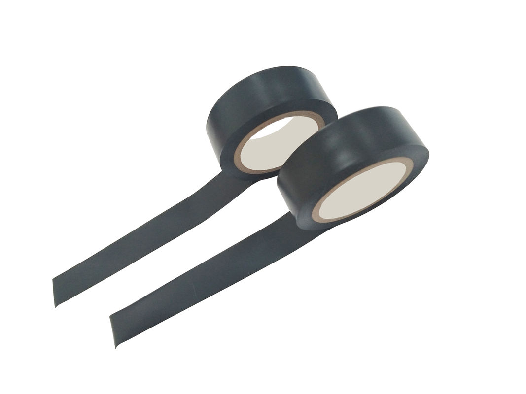 0.1mm fita de PVC de isolamento de cor preta para enrolar cabos de arnês de arame