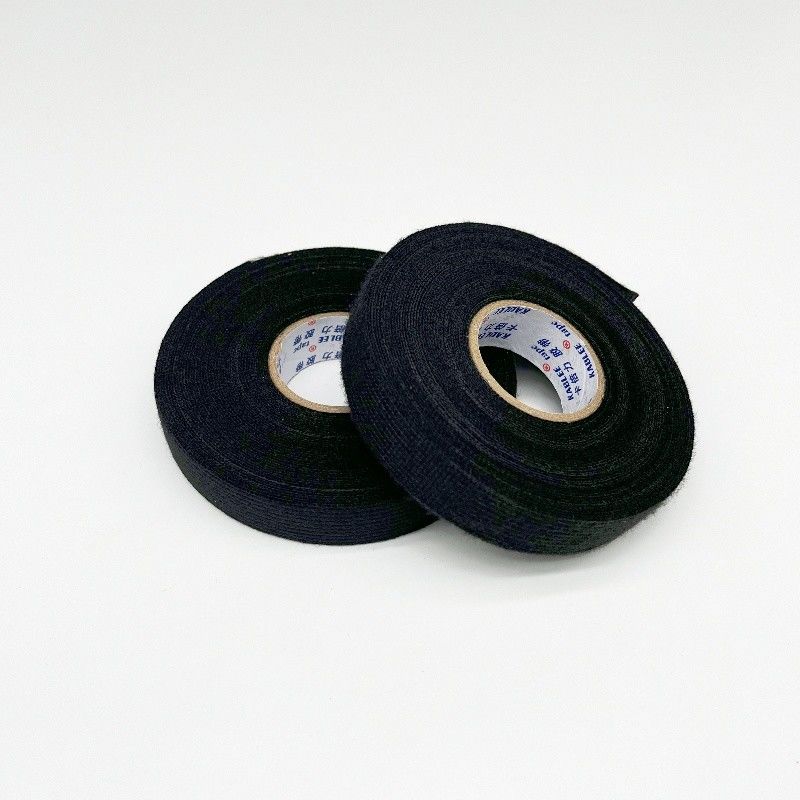 Full Black T58 Material de tecido não tecido Fleece Wiring Tape for Wire Harness Cable Tensile Strength