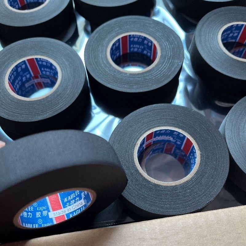 Faixa de tecido para automóveis com espessura de 0,16 mm e largura de 19 mm para aplicações elétricas e de fiação