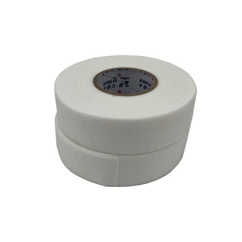 Faixa de lã não tecida de qualidade profissional para isolamento de arneses de cablagem automotiva 19/25/38mm Largura 0,31mm Espessura